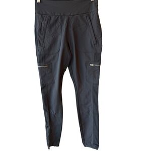 Athleta Trekkie‎ North Jogger Black Nylon Stretch Travel Pants Size 6